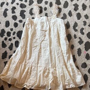 Zara Cream Kids Casual Dress